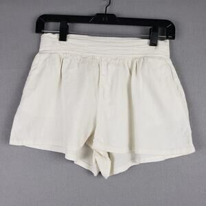 Vintage Unionbay Size 1‎ Relaxed Fit Trouser Shorts White Exposed Zipper Retro